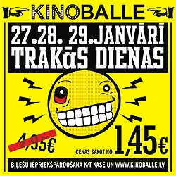 NENOKAVĒ! TRAKĀS DIENAS jau šonedēļ!