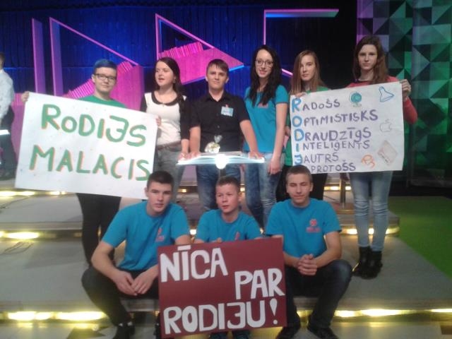 Nīcas vidusskolas skolēni gūst panākumus gan TV šovā, gan CSDD konkursā