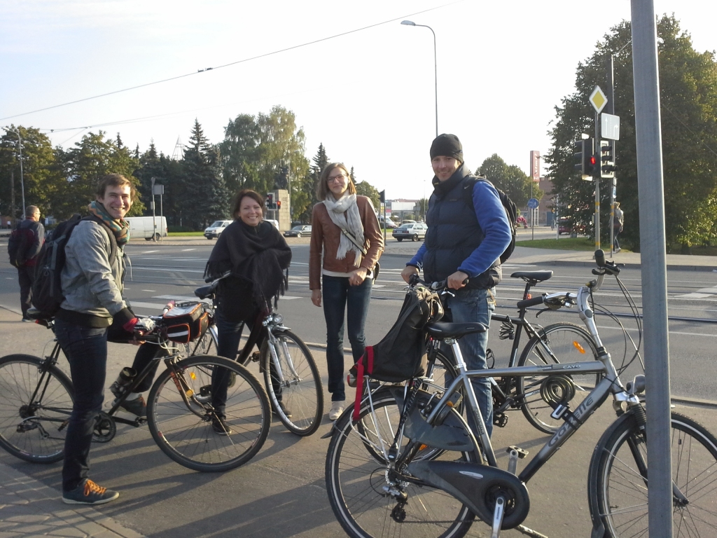 Stundas laikā saskaita 145 ziemas velobraucējus