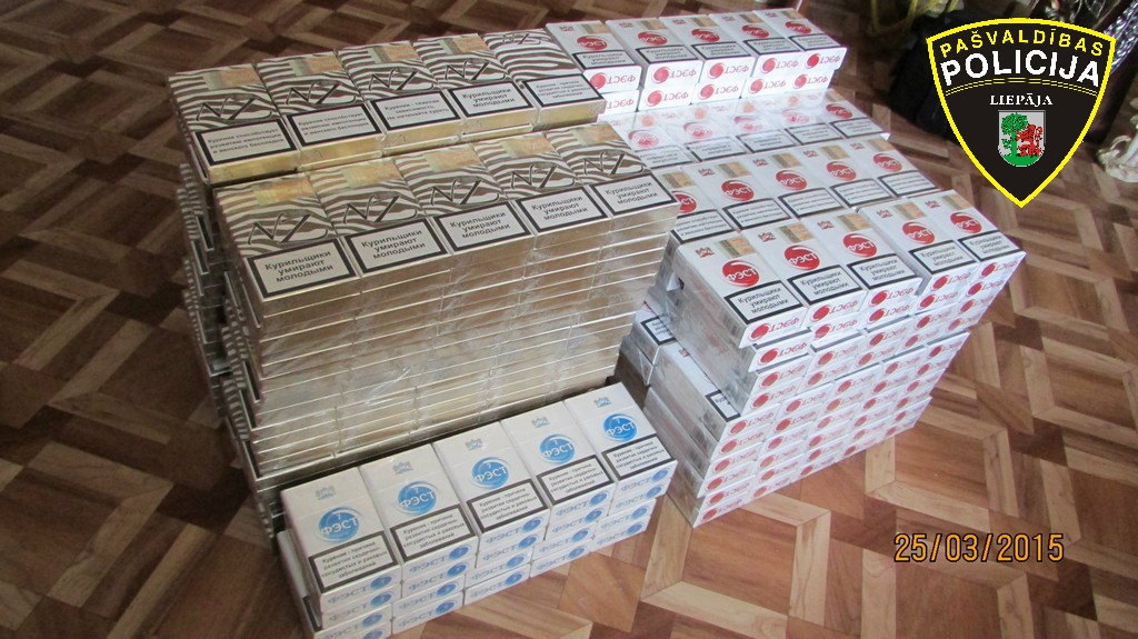 Atsavina kontrabandas cigaretes