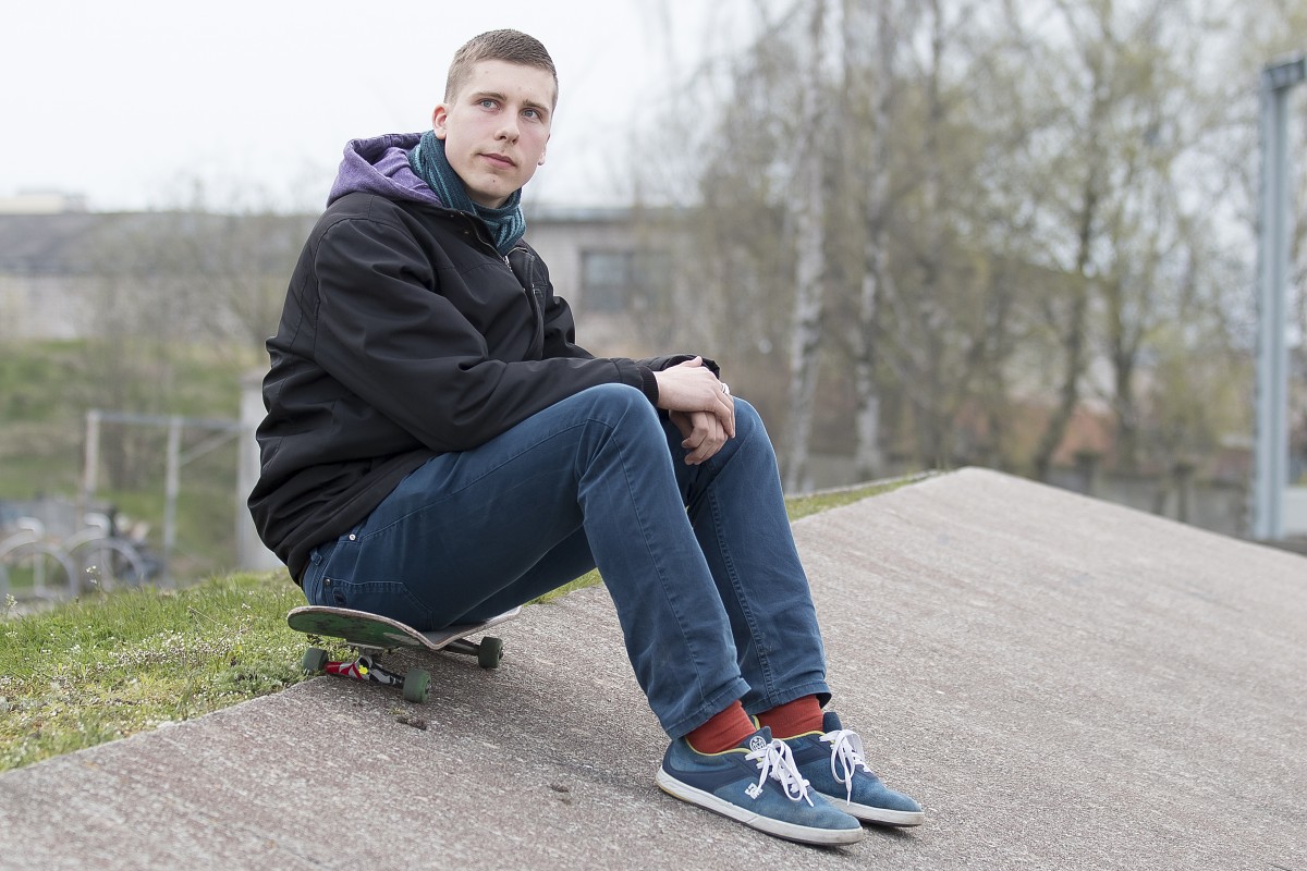 Uz panīkumu skeitbordā skatīties nevar