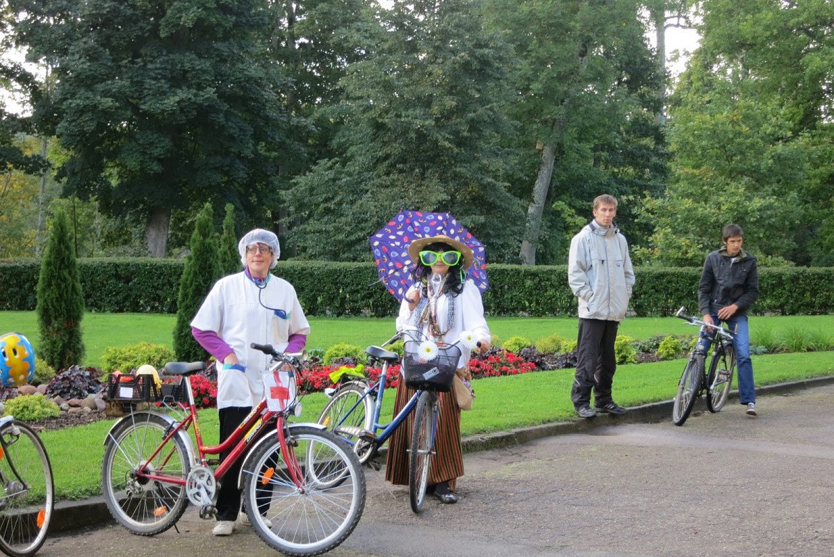 Rīko velo orientēšanos