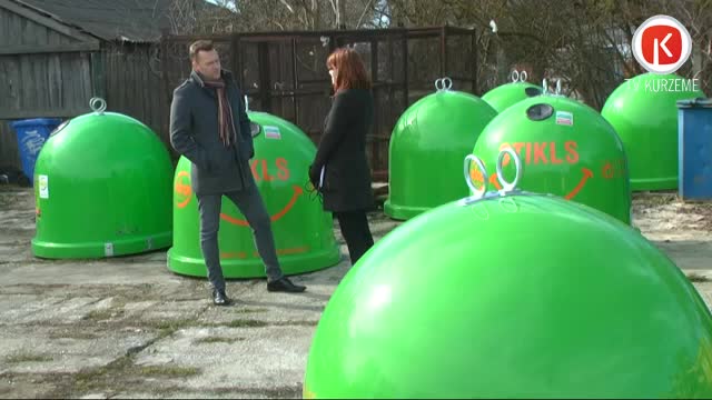 “Eko Kurzeme” iegulda stikla šķirošanas punktu izveidē