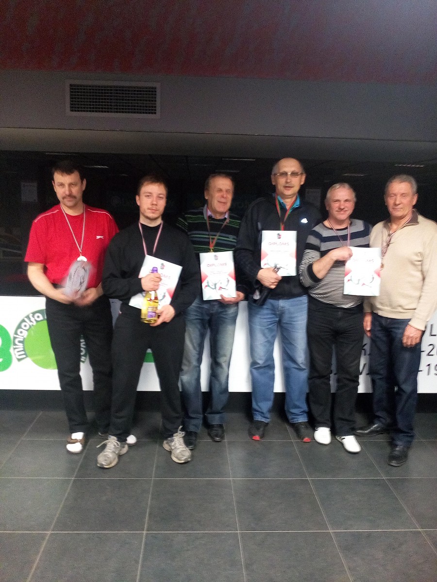 Apbalvoti novusa Liepājas pāru dubultspēļu čempionāta uzvarētāji