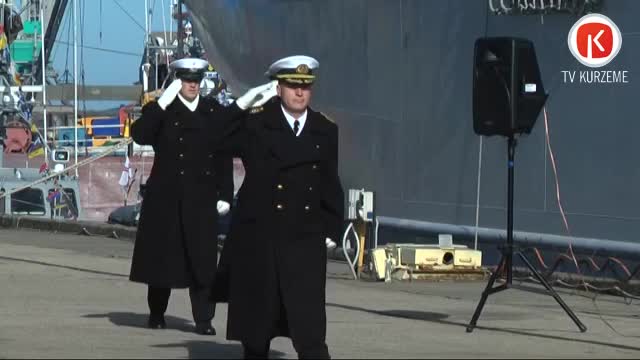 Jūras spēku flotile atzīmē 23. gadadienu