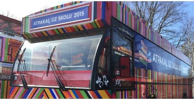 Mobilais ekspresis “Atpakaļ uz skolu 2015” dodas uz Liepāju