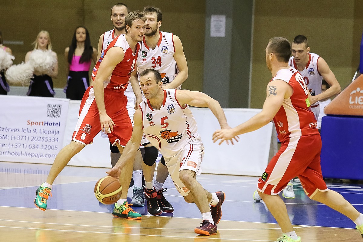 “Liepāja/Triobet” zaudē “Jēkabpils” basketbolistiem – 69:71