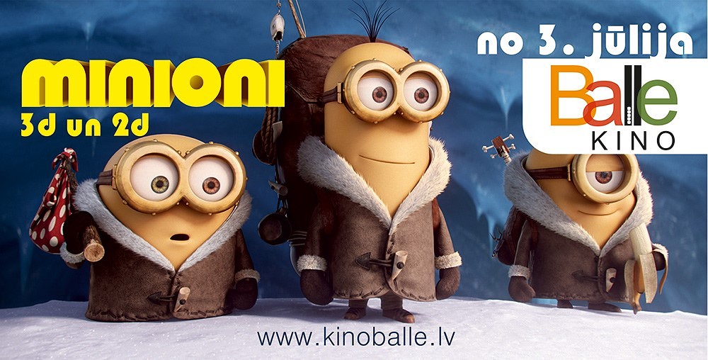 “Minioni” – biļešu iepriekšpārdošana ir sākusies