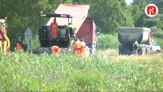 Labo autoceļu posmā no Grobiņas līdz Liepājai