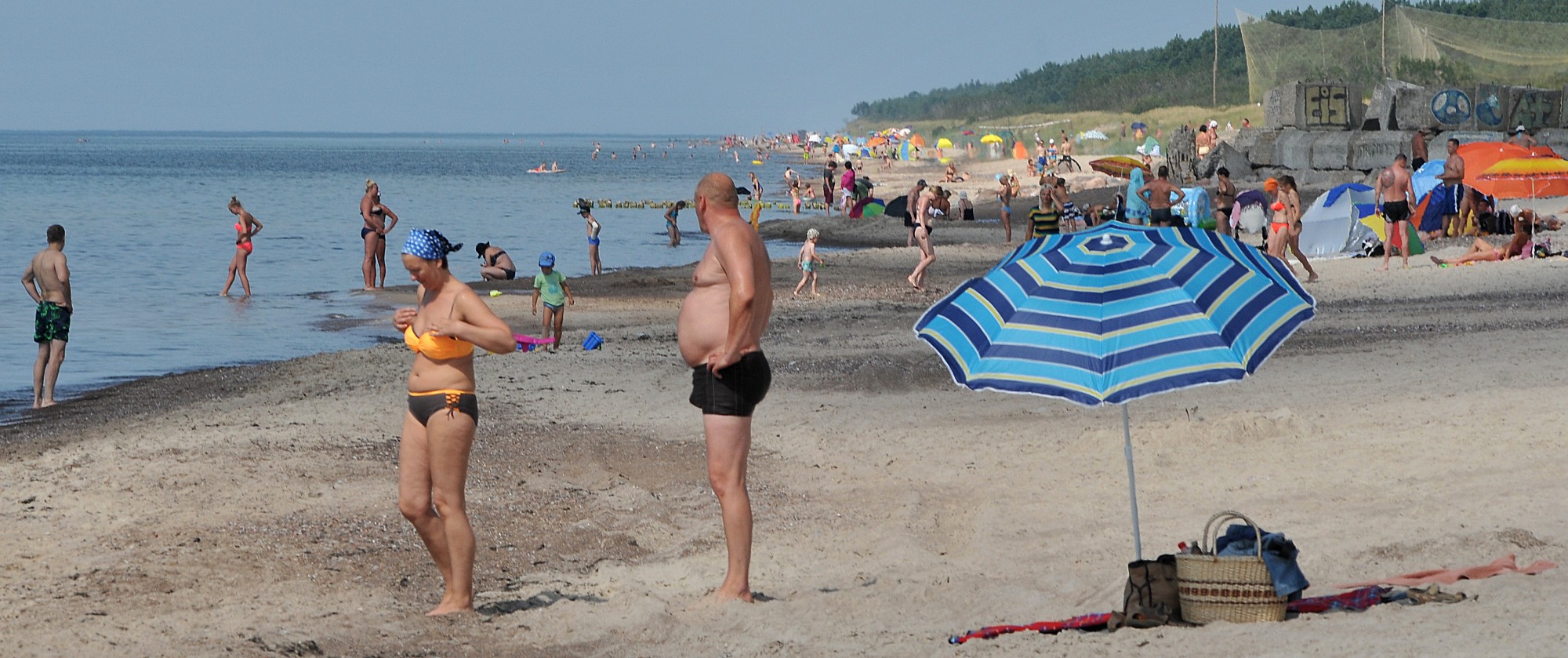 Papes pludmale atgādina Liepāju