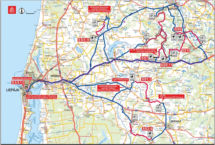 Publicēts Ātruma festivāla – rallija “Kurzeme 2015” skatītāju ceļvedis