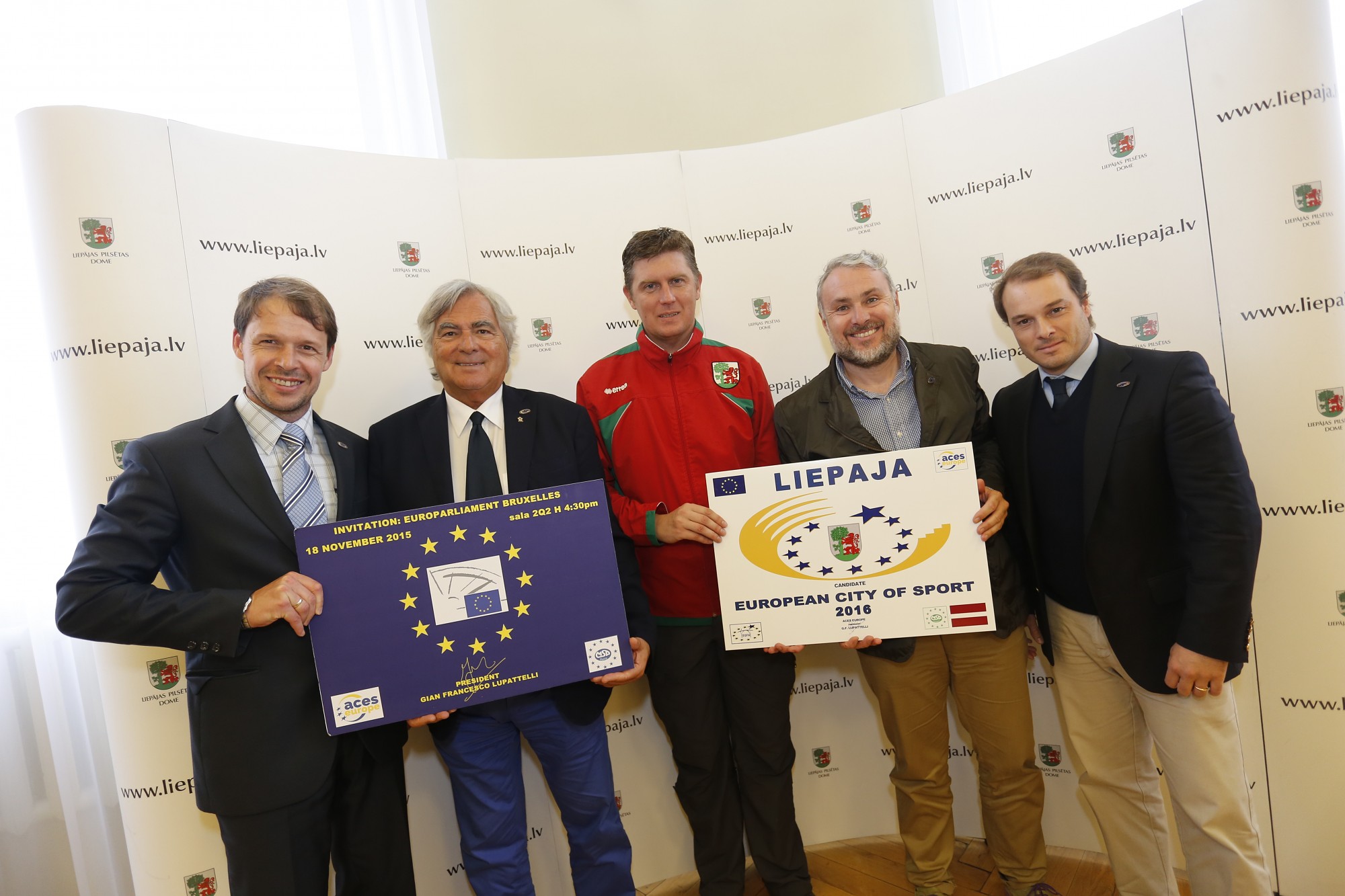 Kopā ar Liepājas sportistiem atklās “Eiropas sporta pilsētas” apbalvojuma plāksni
