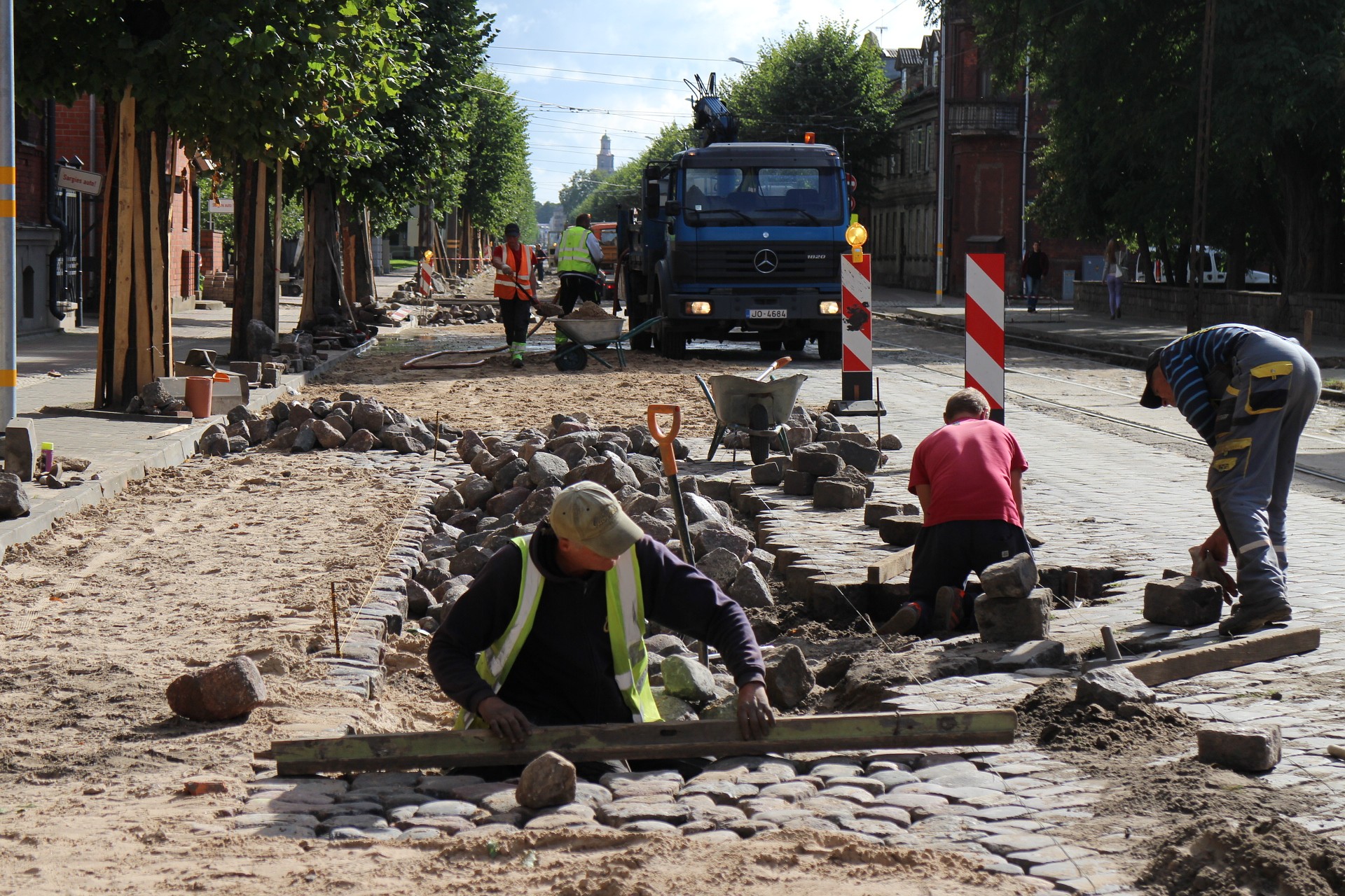 Sestdienas vakarā būs pārtraukums tramvaju kustībā