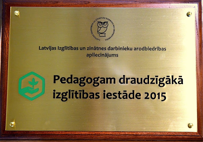 PII “Liepiņa” atzīta par pedagogam draudzīgāko izglītības iestādi
