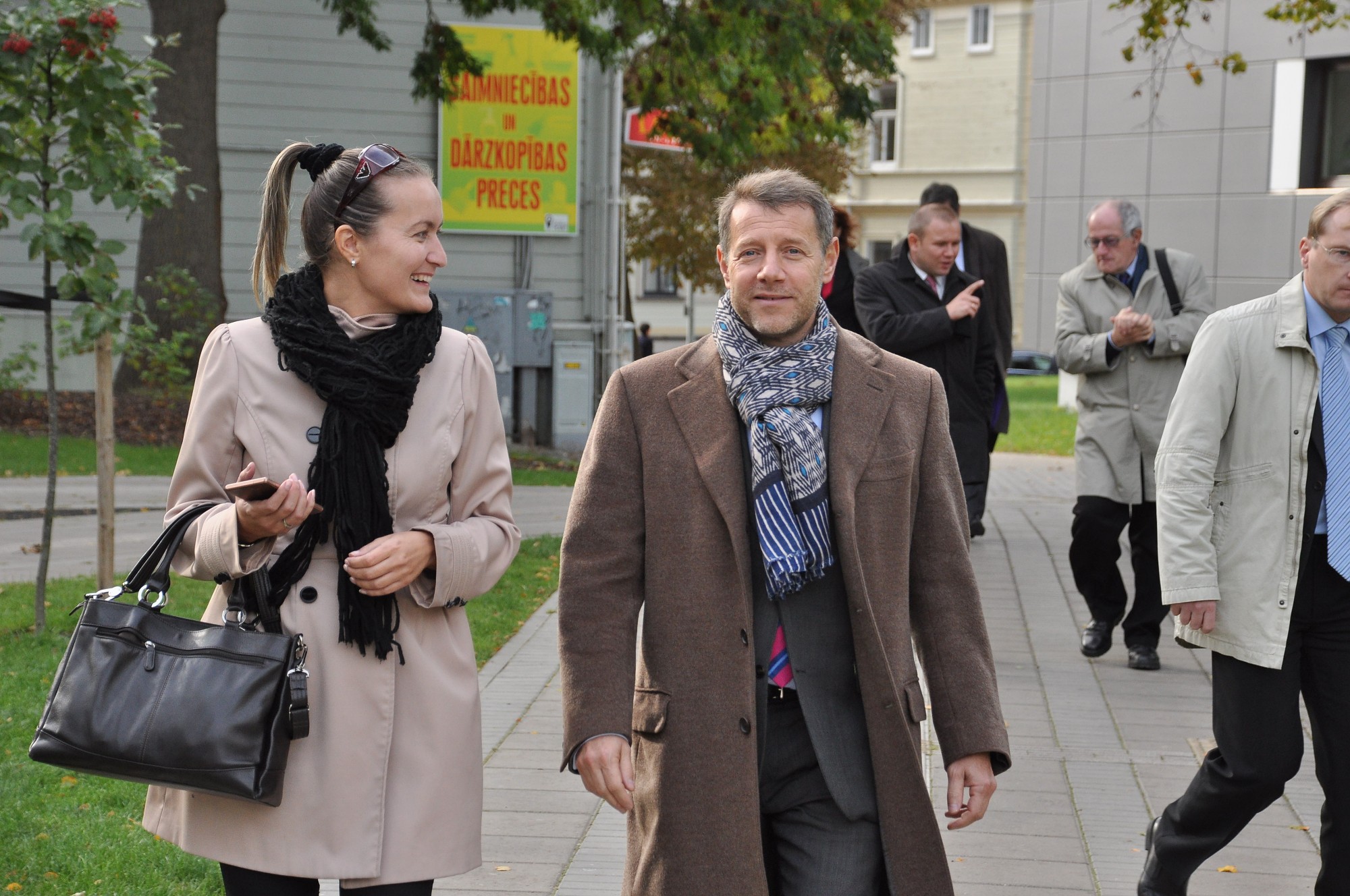 Francijas vēstnieks Stefans Viskonti iepazīst Liepāju