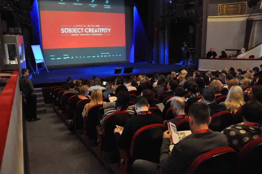 Sākas pieteikšanās radošo industriju konferencei “Subject:Creativity”