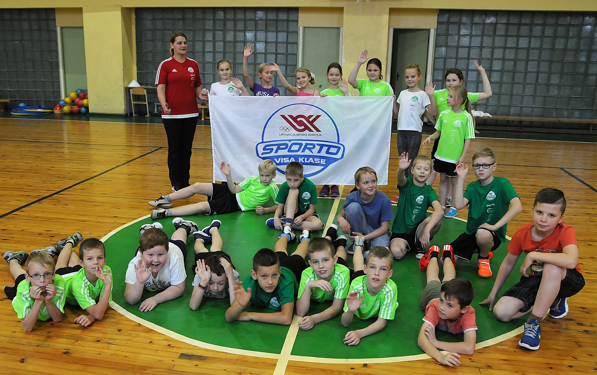 Grobiņas skolēni iesaistās projektā “Sporto visa klase”
