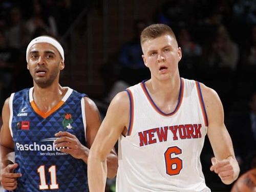Porziņģa 13 punkti neglābj “Knicks” no zaudējuma NBA finālistei “Cavaliers”