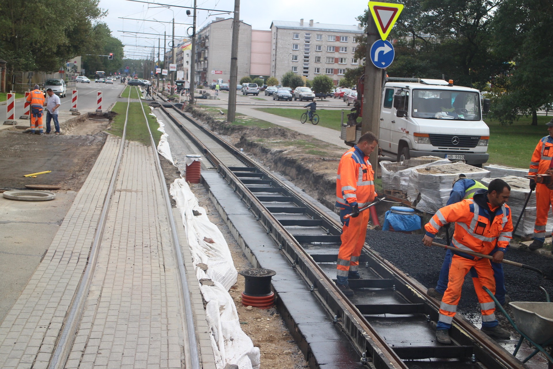Būs pārtraukums tramvaju kustībā