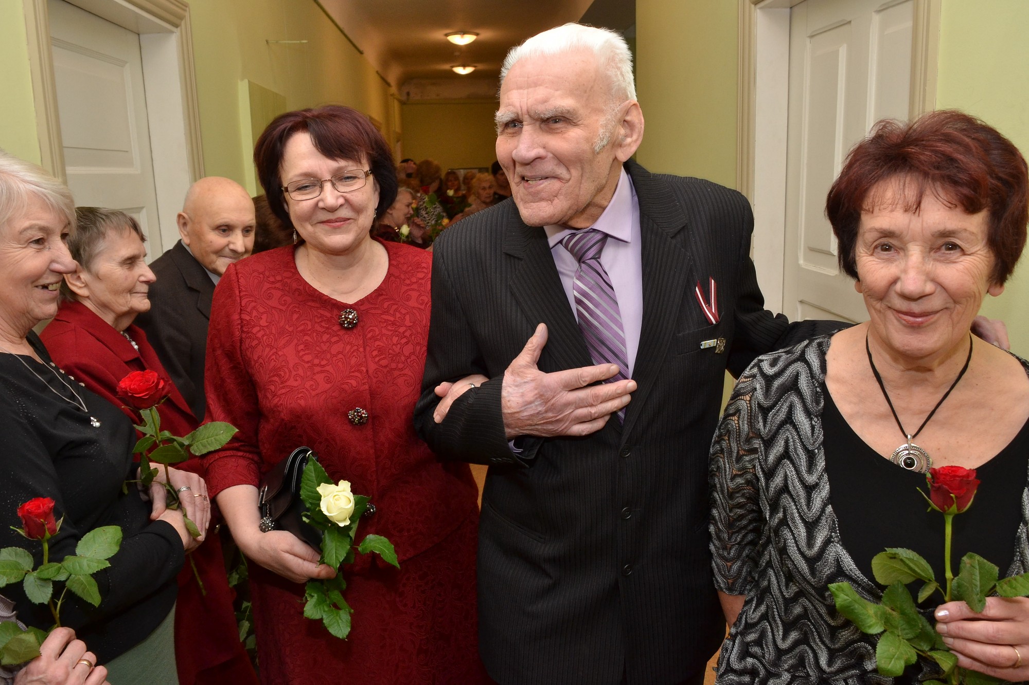 Goda liepājniekam jubilejā daudz draugu