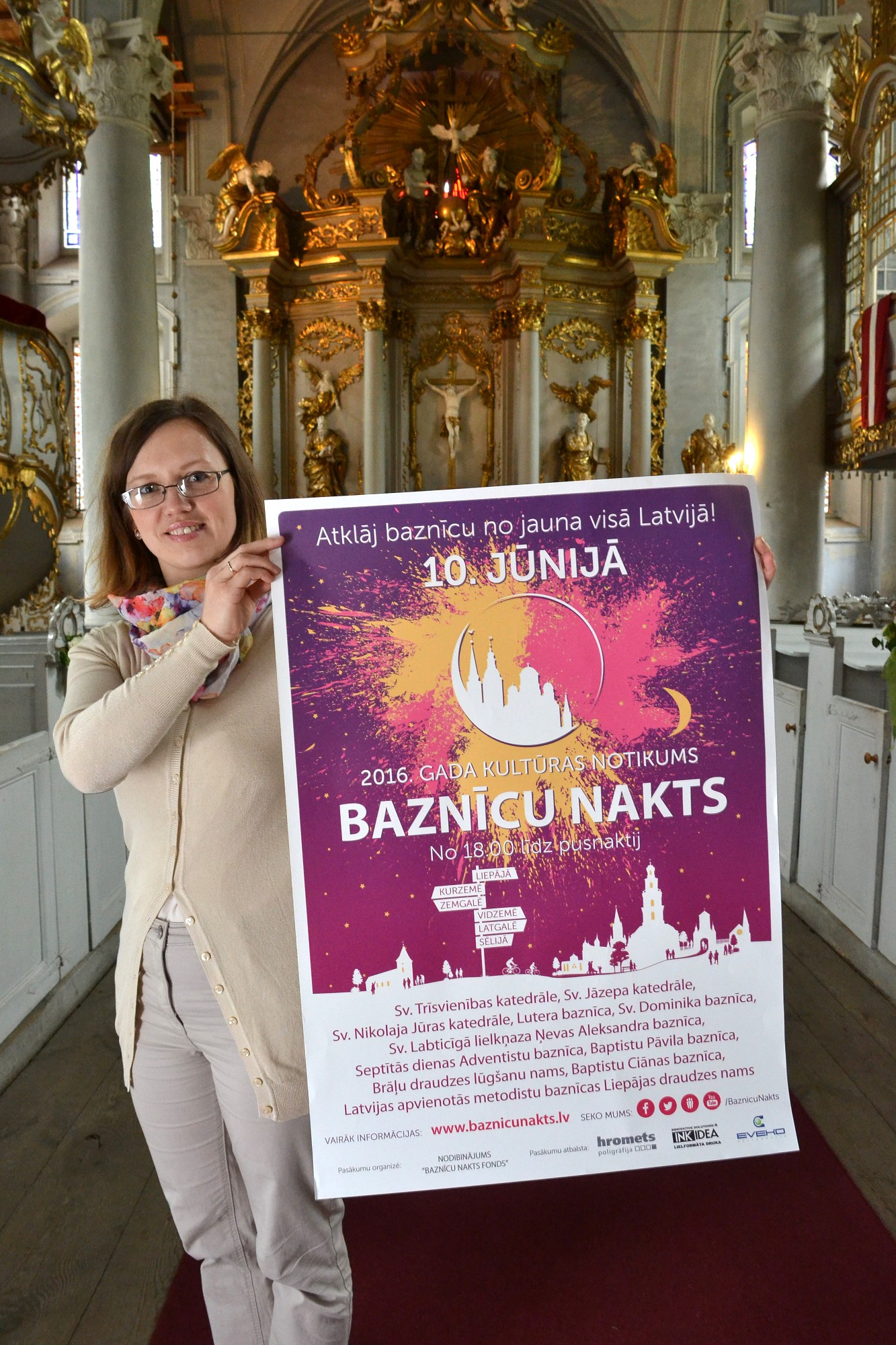 “Baznīcu naktī” iepazīs dievnamus