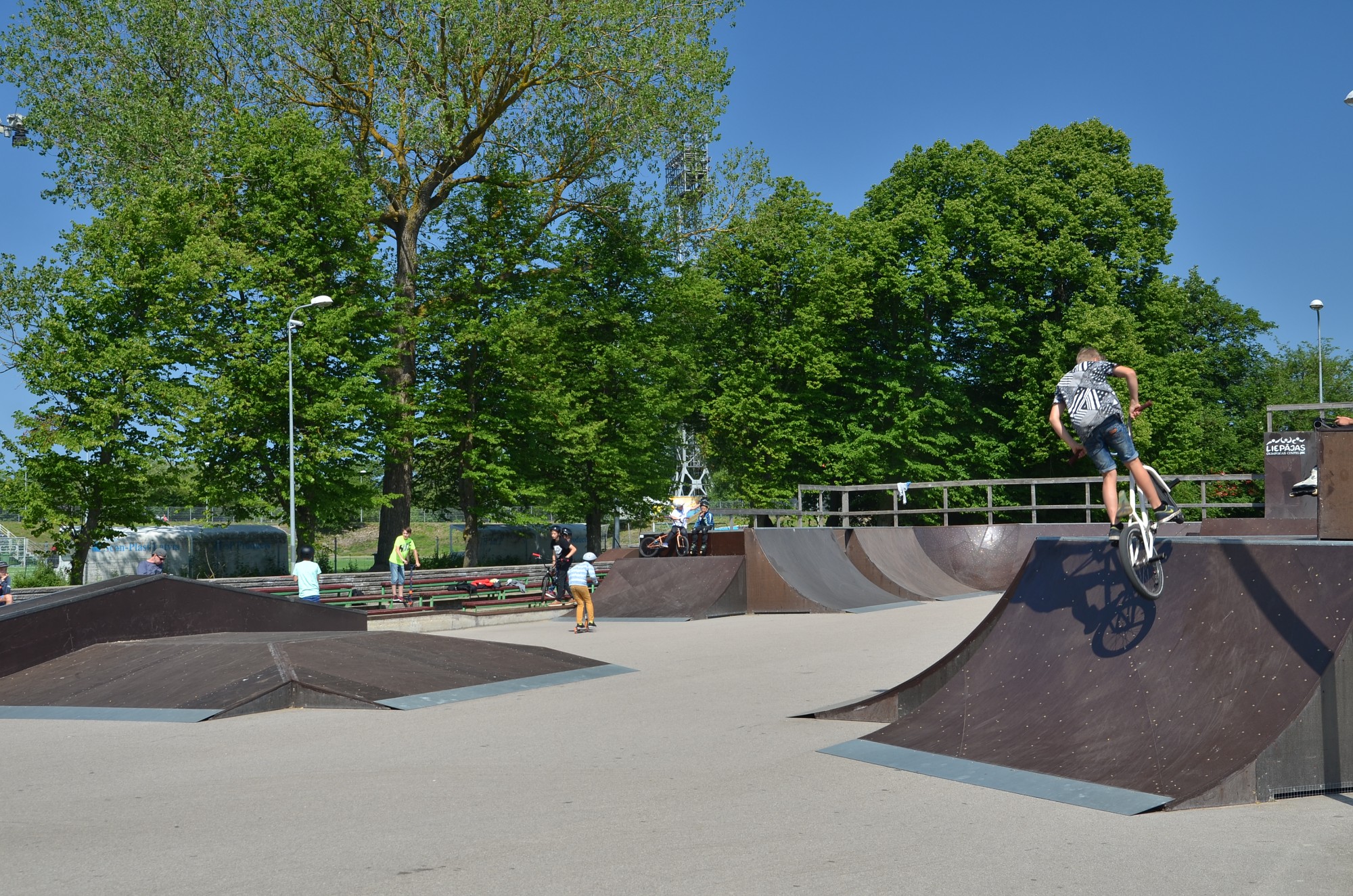 Skeitparks pēc rekonstrukcijas atkal vaļā