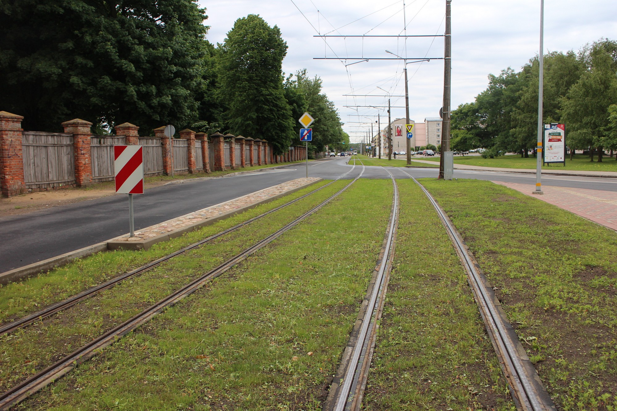 Pabeigta tramvaju sliežu ceļa renovācija Klaipēdas ielā