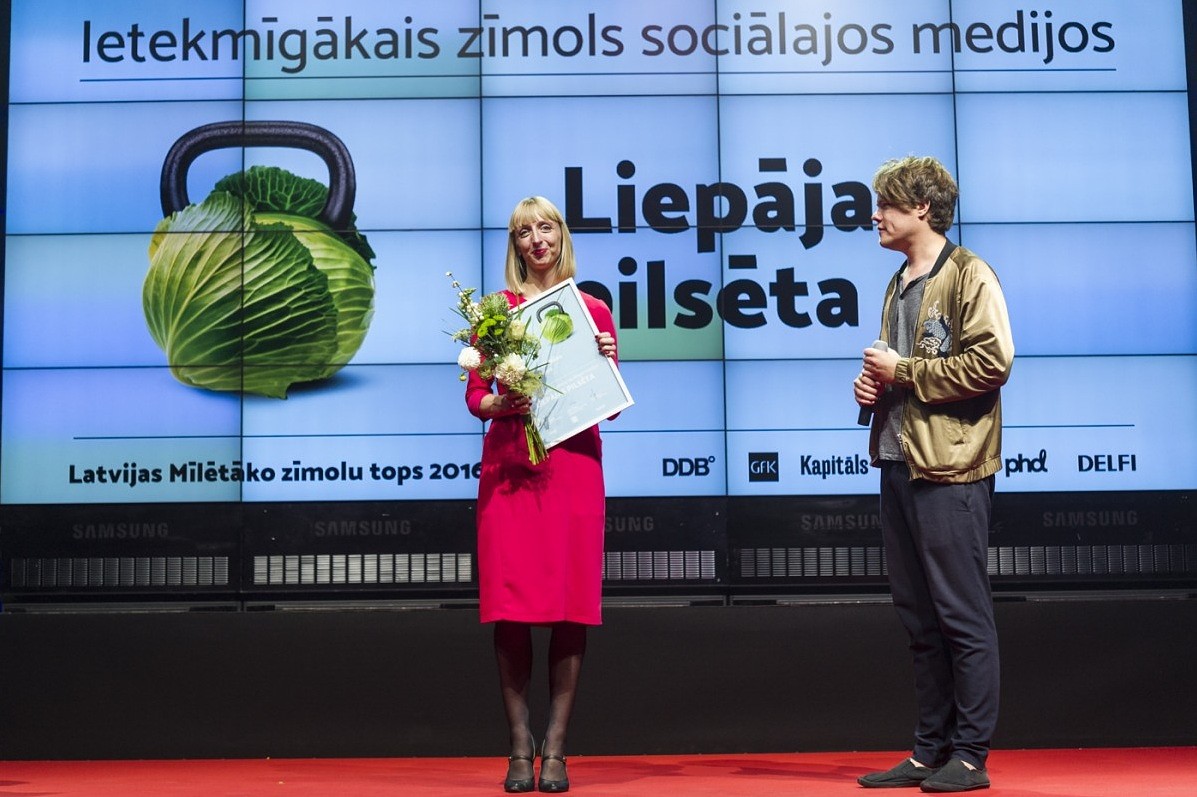 “Liepājas pilsēta” – ietekmīgākais zīmols sociālajos medijos
