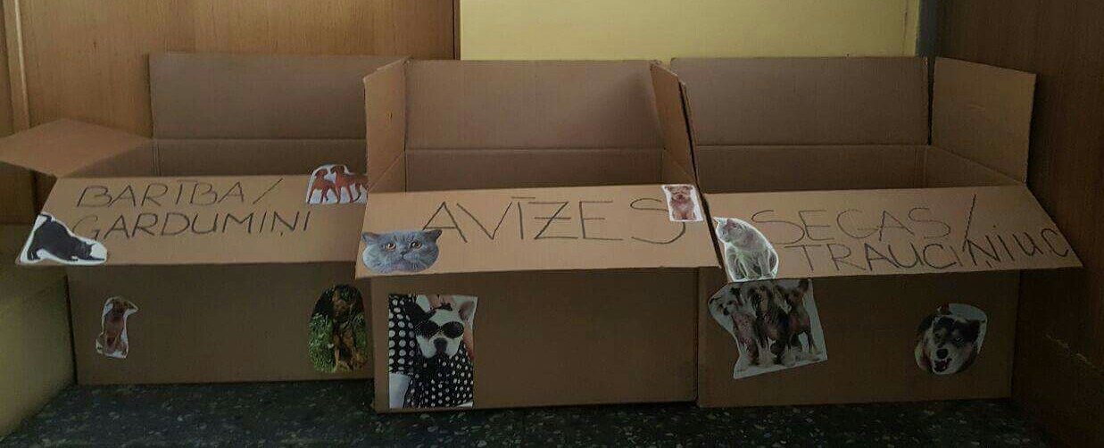 Skolēni aicina palīdzēt dzīvniekiem