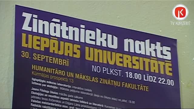 Šoreiz Zinātnieku nakts – visās Liepājas Universitātes ēkās