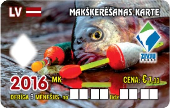 Mainās Makšķerēšanas karšu izplatītājs