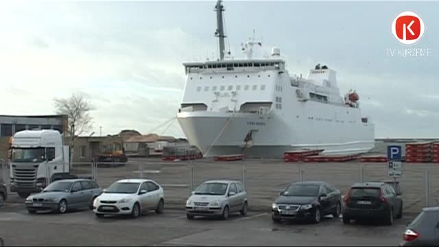 Maina prāmja kustību no Liepājas un Ventspils