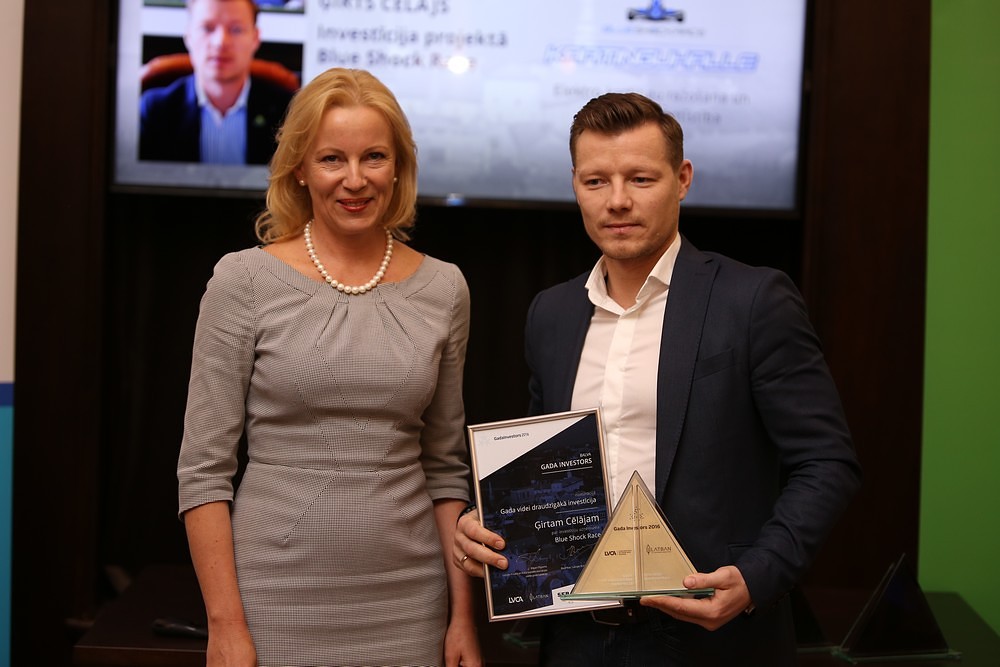 Ģirts Cēlājs saņem balvu ”Gada videi draudzīgākā investīcija”