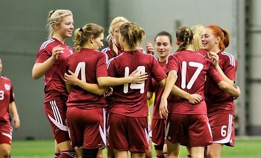 Latvijas sieviešu futbola izlases sastāvā arī liepājnieces