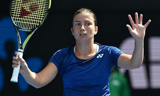 Sevastova uzvar ASV tenisisti Risku, sasniedzot prestižā Dubaijas turnīra astotdaļfinālu
