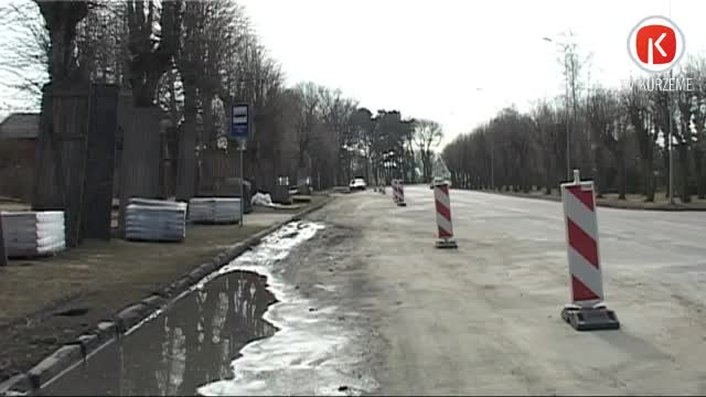 Liepājā atsākušies ielu infrastruktūras uzlabošanas darbi