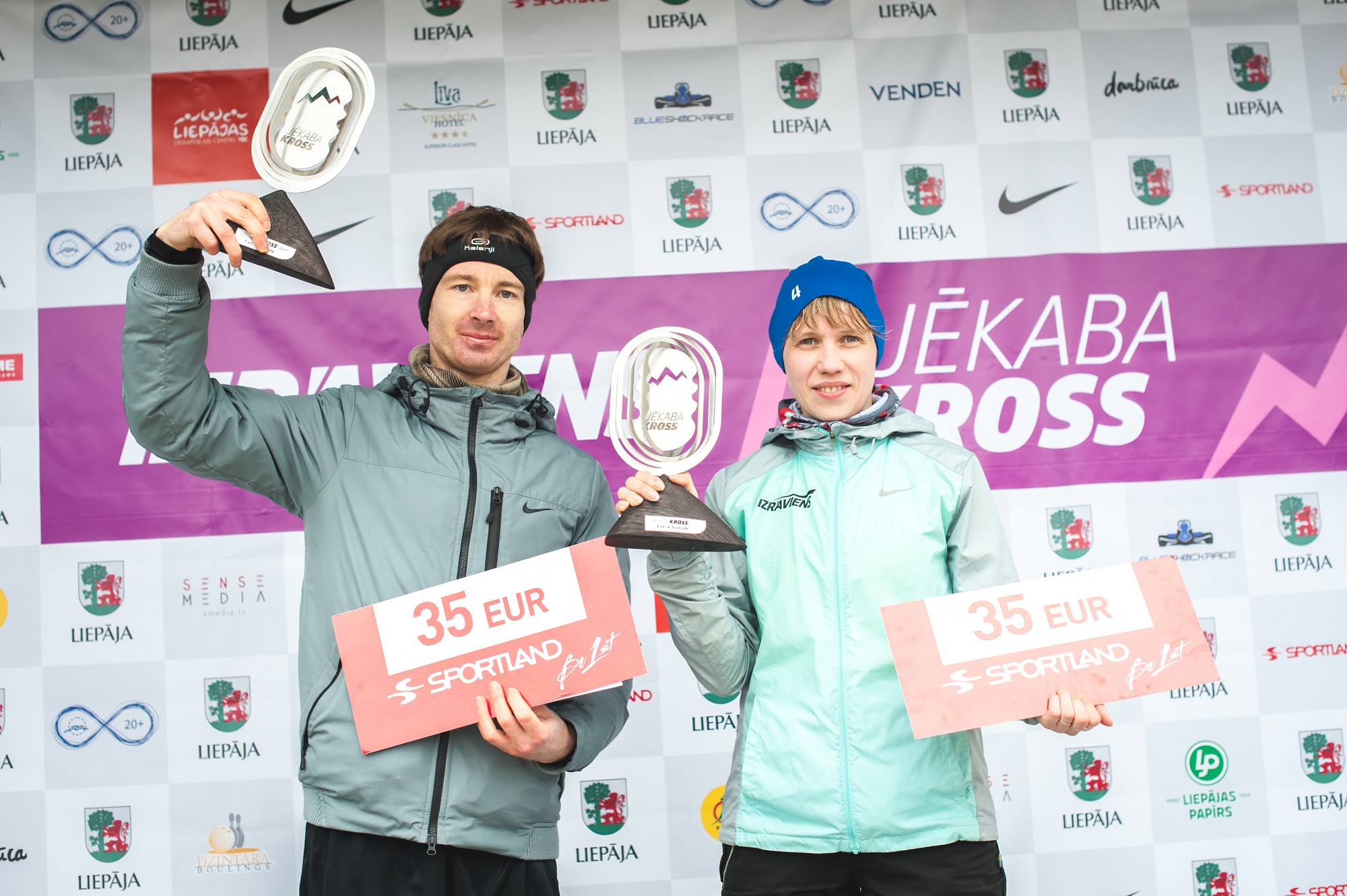 Papildināts (foto) – ”Jēkaba krosā” uzvaras laurus plūc Irīna Štūla-Pankoka un Uldis Kļaviņš