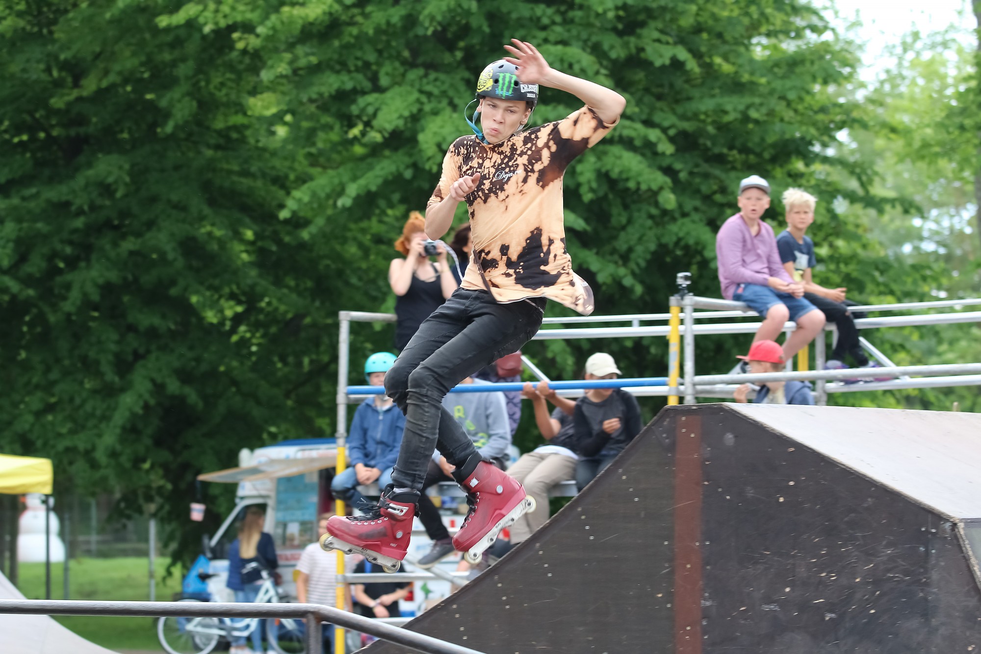 Skeitparkā aizvadītas sacensības ”MAD Liepāja 2017”