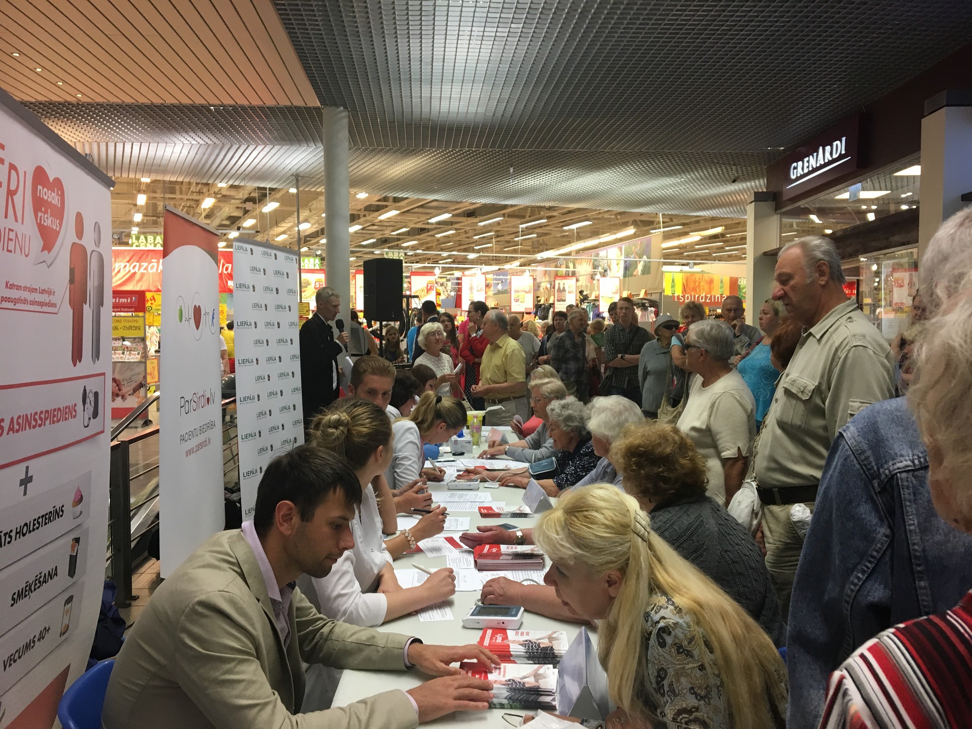 Ar iedzīvotāju interesi un atsaucību aizvadīta Liepājas sirds veselības diena
