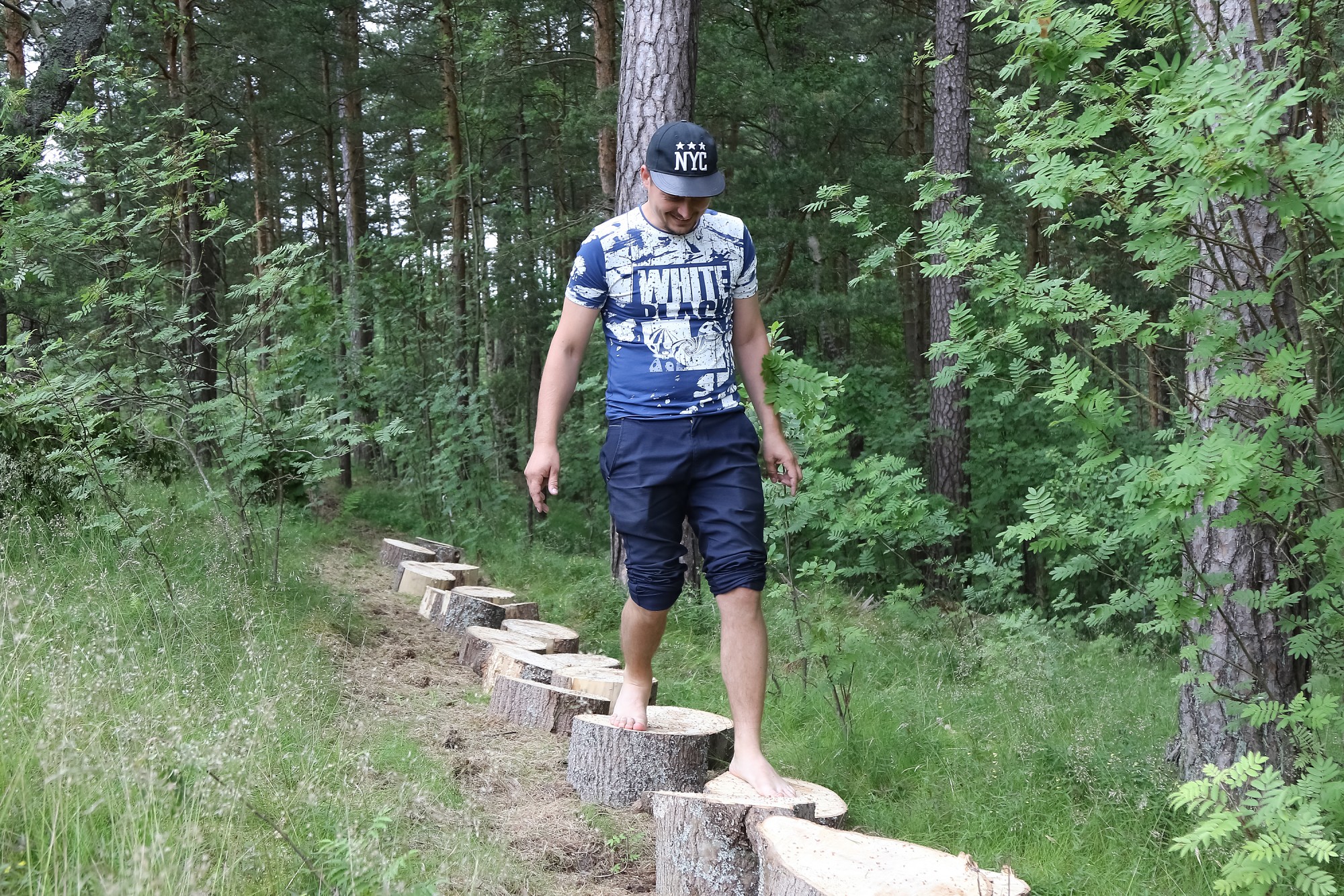 Top baskāju taka sajūtām un masāžai