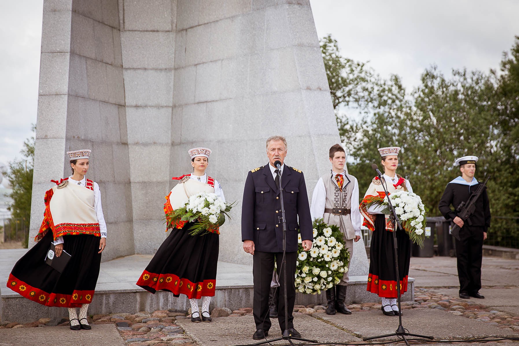 Godinās bojāgājušos zvejniekus un jūrniekus