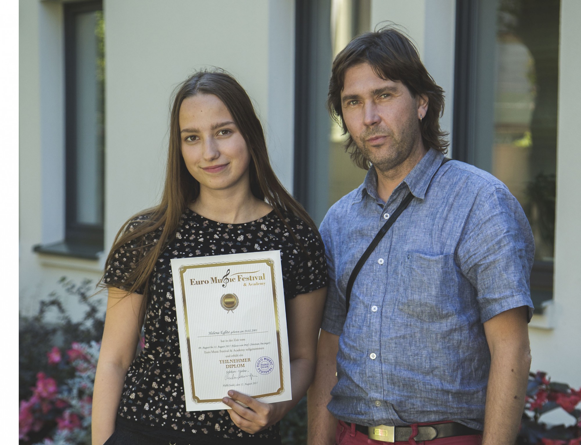 Liepājniece piedalās vijoļspēles meistarklasēs Vācijā