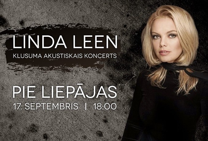 Linda Leen klusuma akustiskais koncerts priežu alejā!