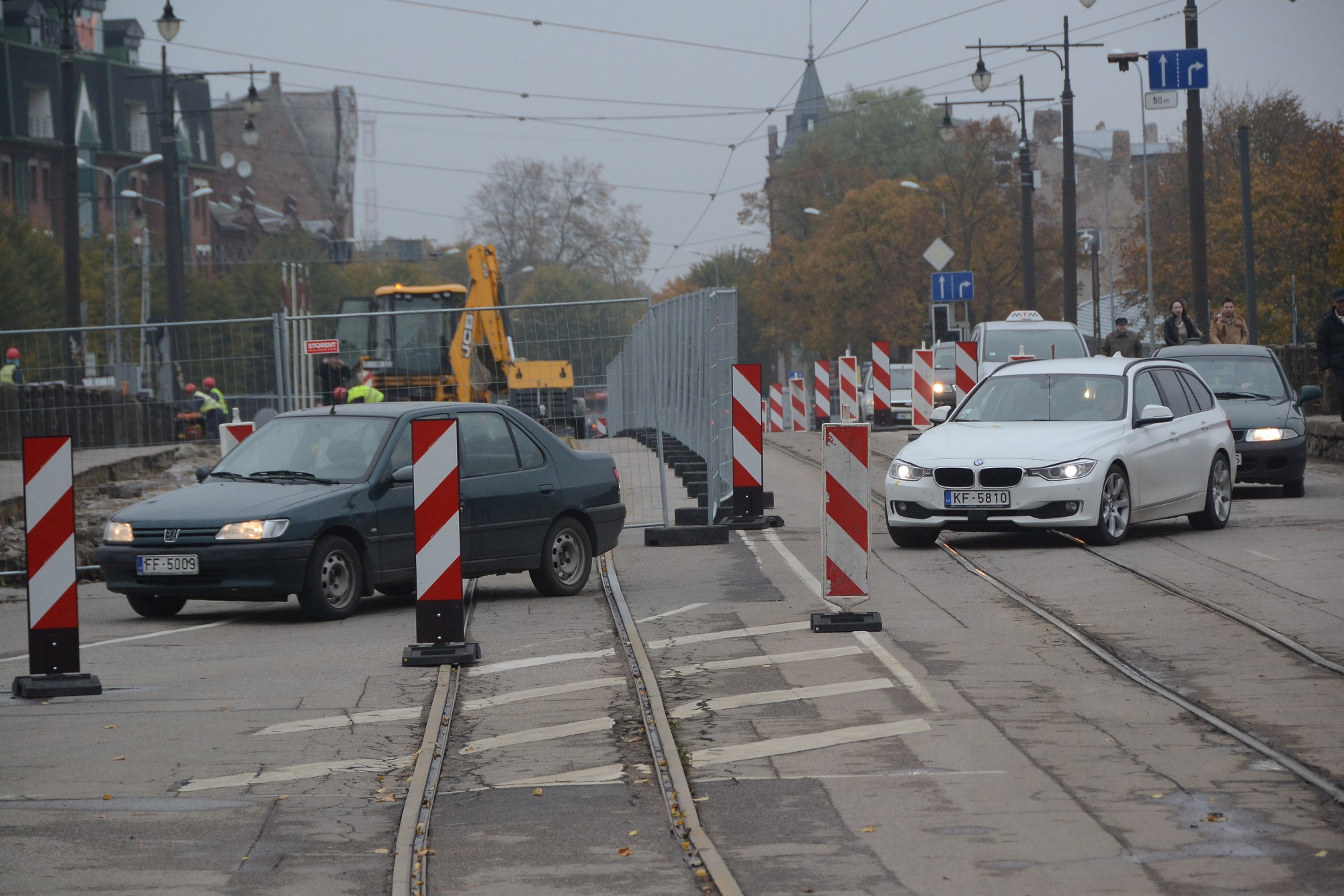 Auto saduras ar tramvaju