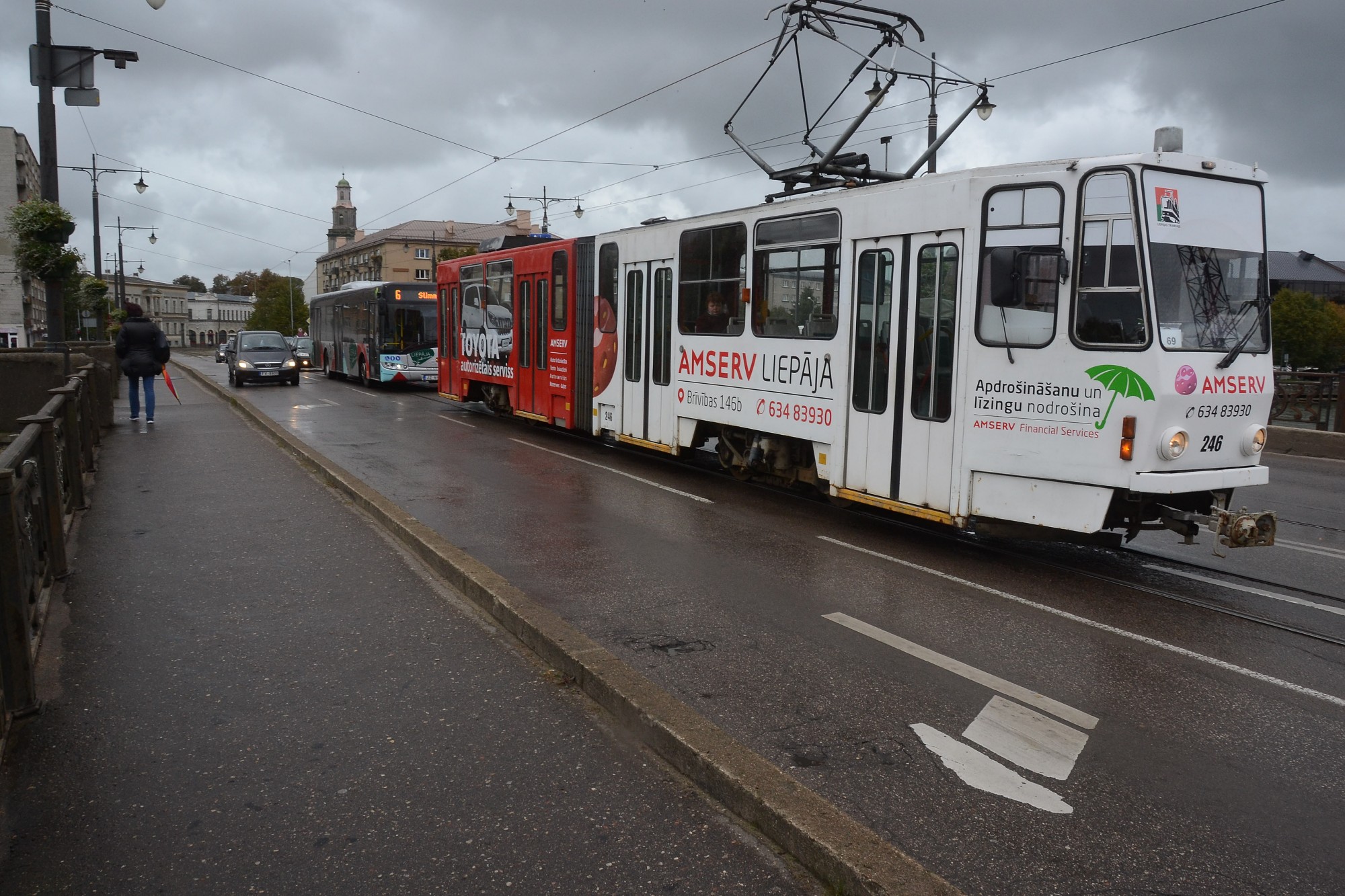 Tramvaja tilta rekonstrukcija ieviesīs korekcijas Liepājas satiksmē 
