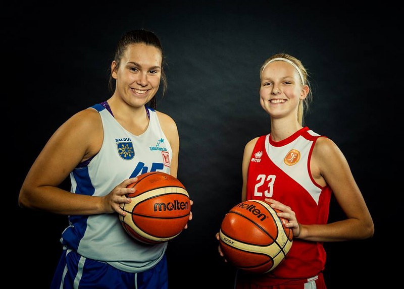Liepājas sporta spēļu skola sīvā cīņā piekāpās “Saldus” basketbolistēm