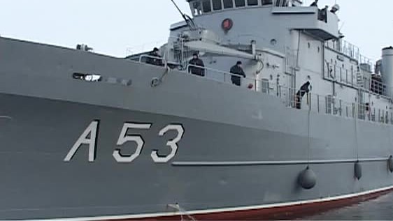 Pirmo reizi Jūras spēku kuģis noslēdz NATO pretmīnu grupas vadību