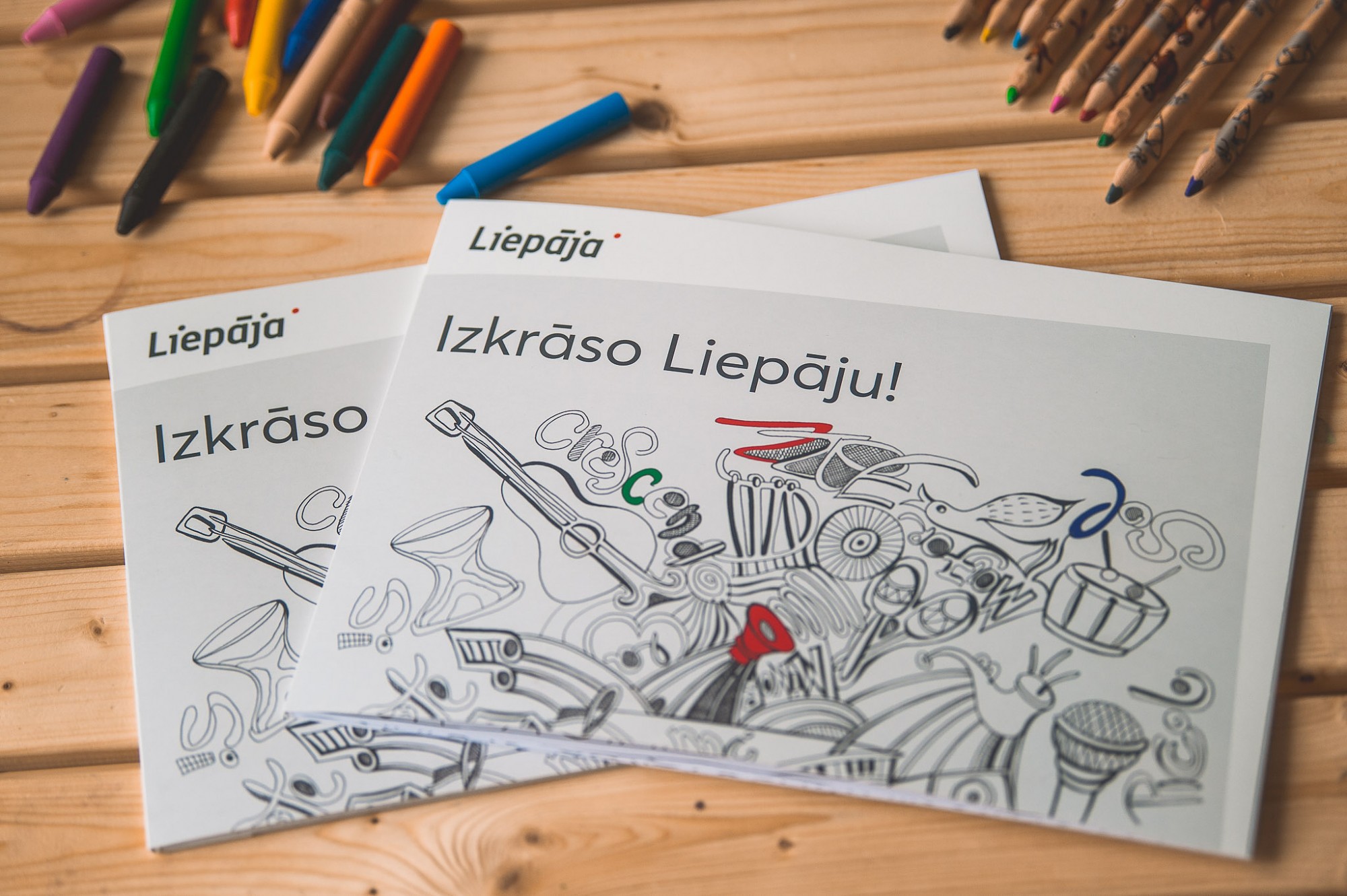 Liepāja krāsojamajā grāmatā