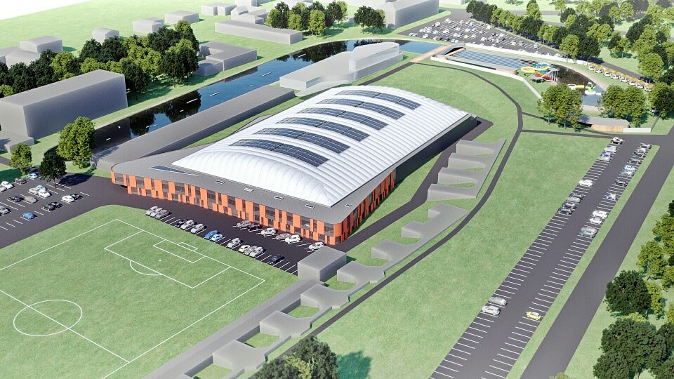 Atbalsta slēgtās futbola halles būvniecības ieceri