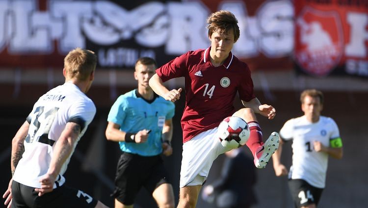 Jāņa Ikaunieka negaidītais tālsitiens nokārto Latvijas uzvaru